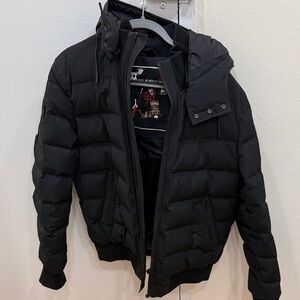 Moose Knuckles Black Puffer Jacket